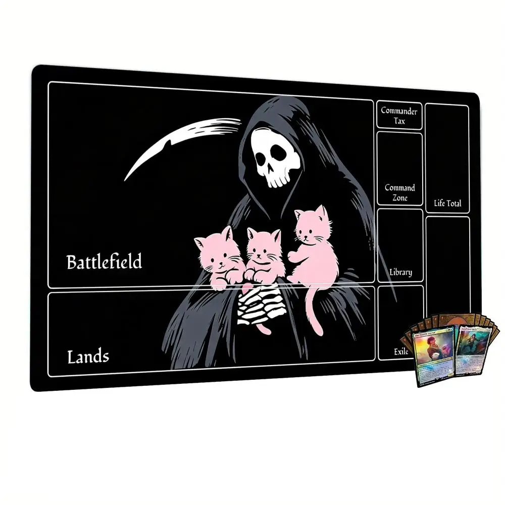 분홍색 아기 고양이를 들고 있는 사신 그림이 그려진 게 - Pc Gaming Pink 리뷰 및 가격